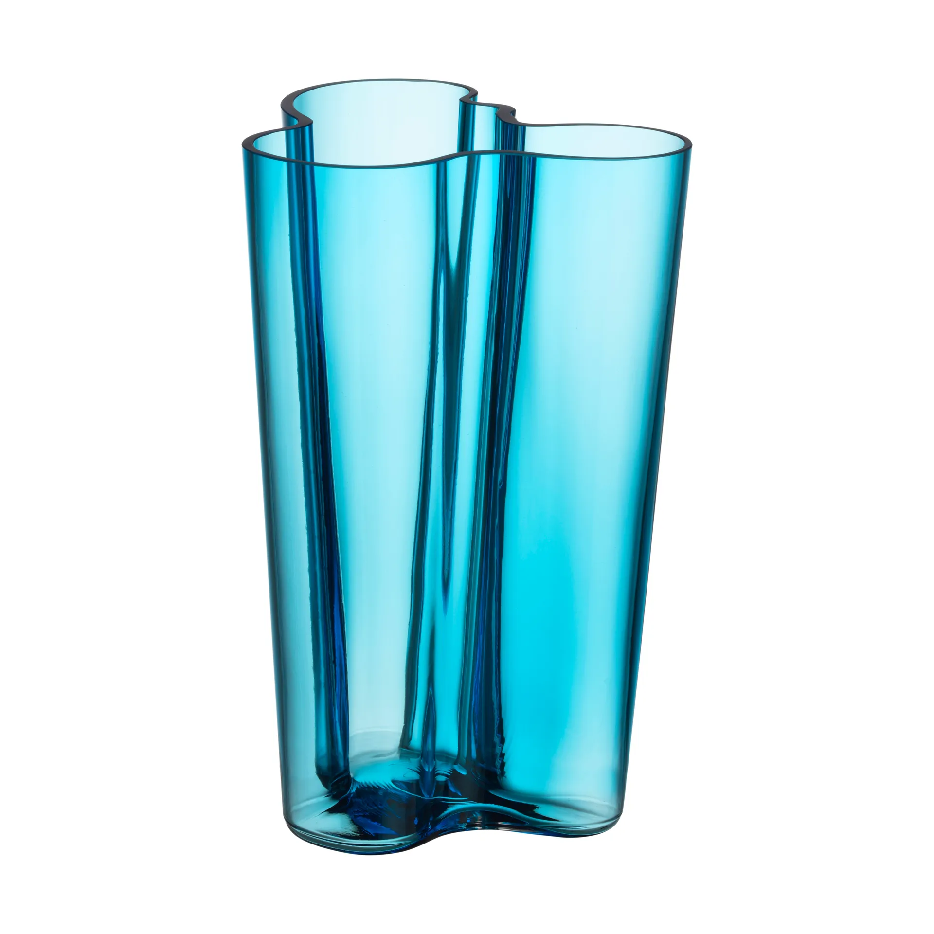Alvar Aalto Vase türkis, 251 mm Iittala