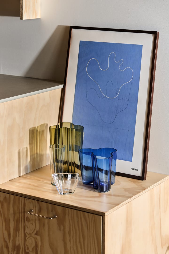 Alvar Aalto Vase ultramarinblau, 160mm Iittala