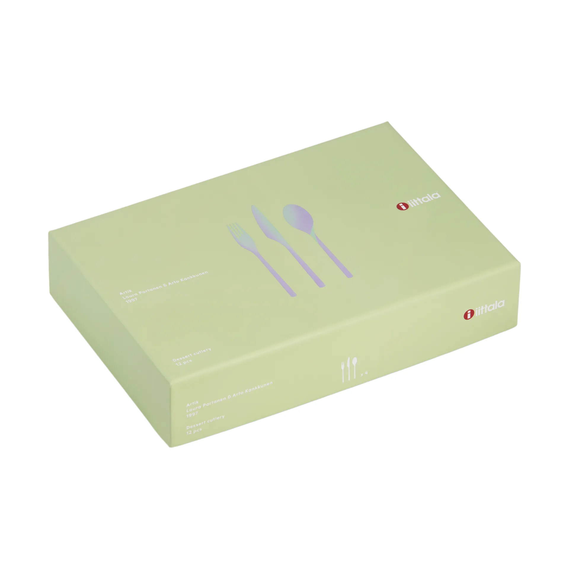 Artik Dessertbesteck Geschenkbox 12 Teile, Glänzend Iittala