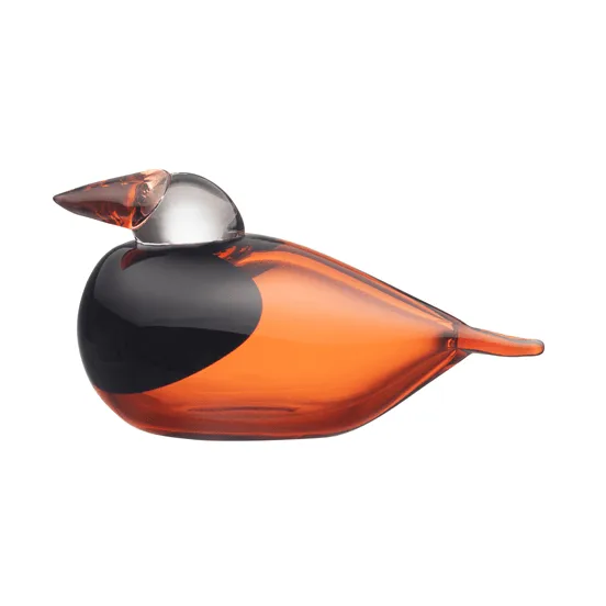 Birds by Toikka Eisvogel Königin - Pomeranze, 15,5x7 cm - Iittala