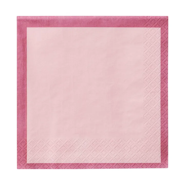 Iittala Papierserviette - Pink-ros, 33 cm, 20er Pack - Iittala