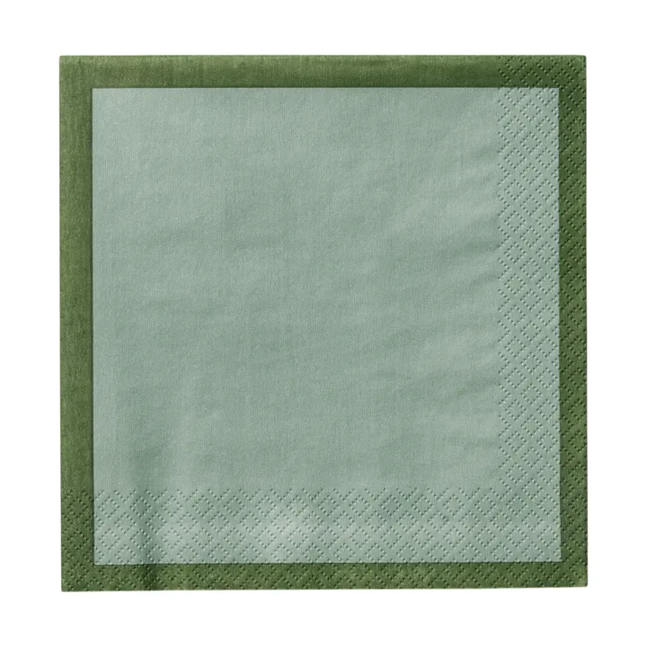Iittala Papierserviette - Waldgrün-mint, 33 cm, 20er Pack - Iittala