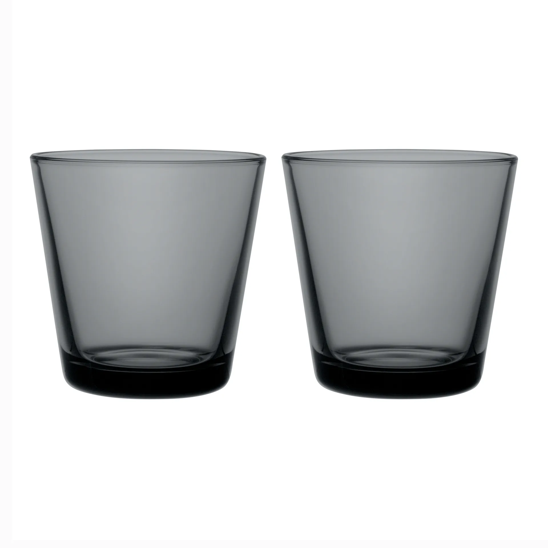 Kartio Trinkgläser 21cl 2er Pack, Dunkelgrau Iittala