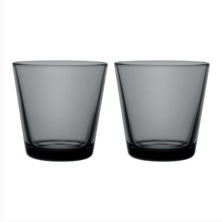 Kartio Trinkgläser 21cl 2er Pack, Dunkelgrau Iittala