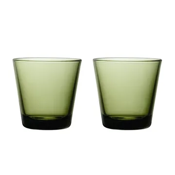 Kartio Trinkgläser 21cl 2er Pack - Moosgrün - Iittala