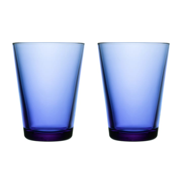 Kartio Trinkgläser 40cl 2er Pack, Ultramarinblau Iittala