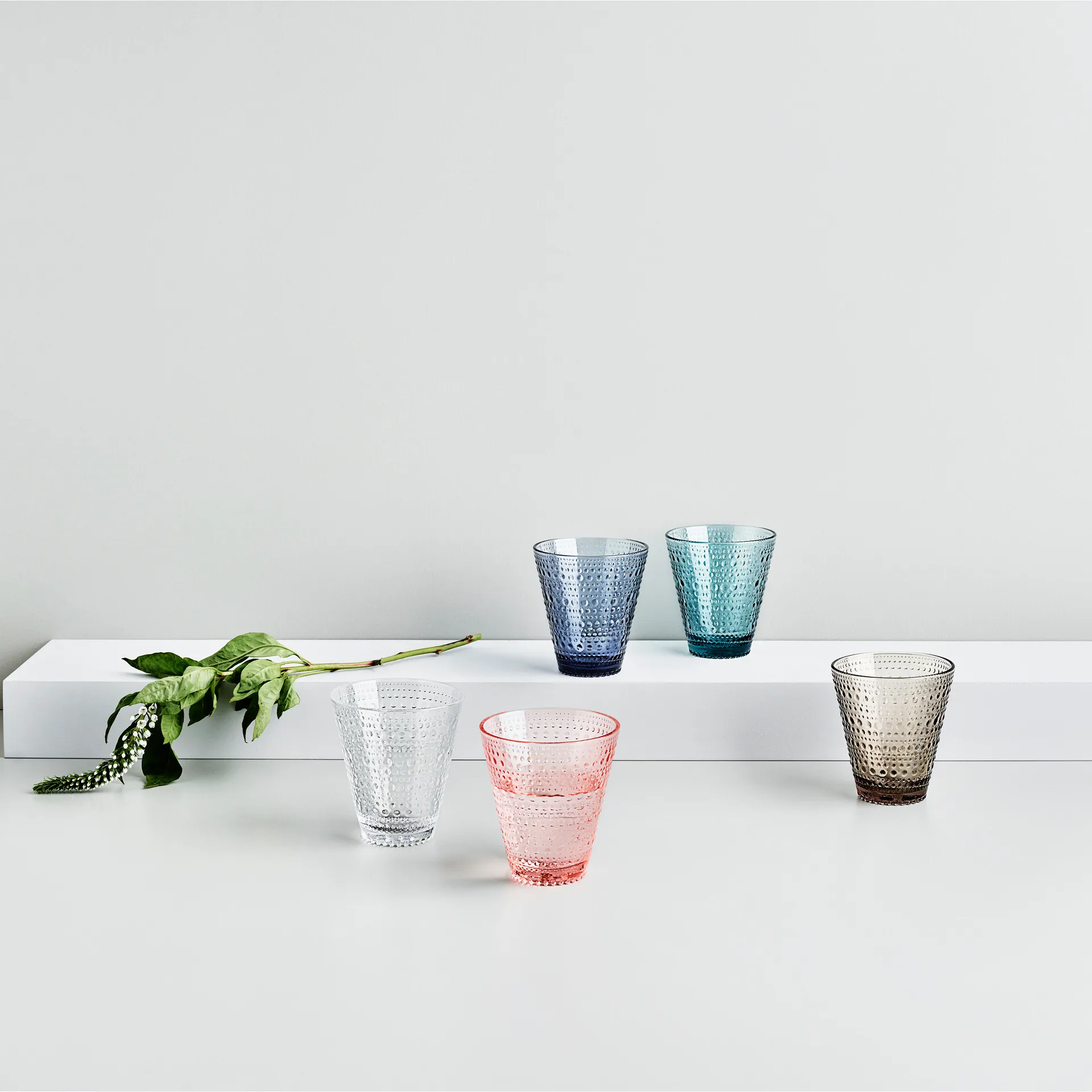 Kastehelmi Glas 2er Pack, 30cl klar Iittala