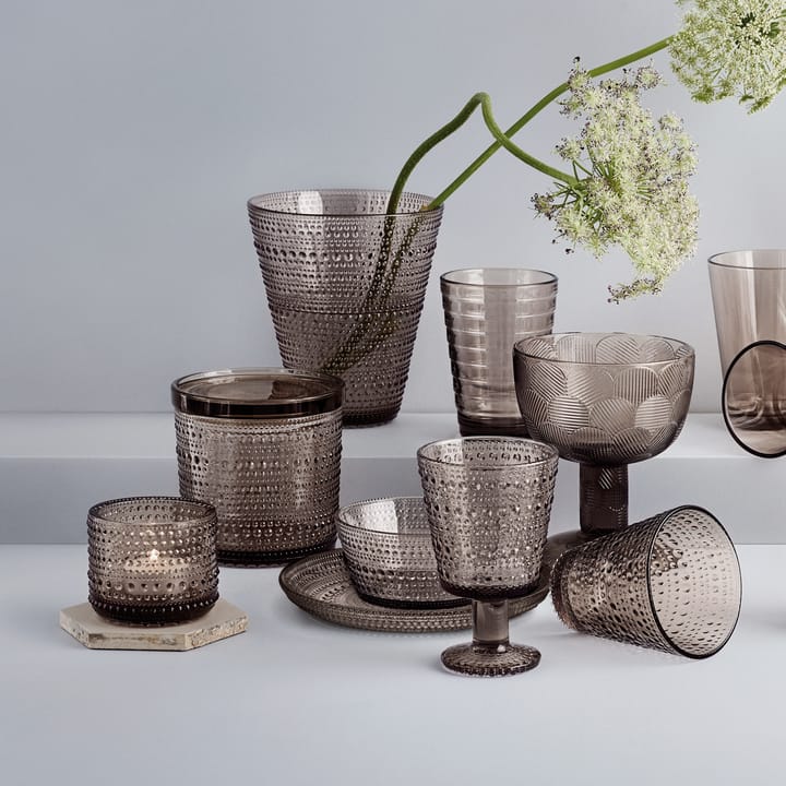 Kastehelmi Teller Ø17cm, Leinen Iittala