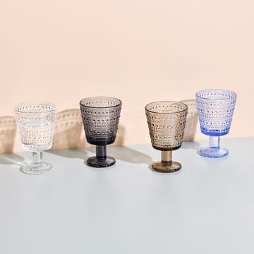 Kastehelmi Trinkglas mit Fuß 26 cl 2-pack - Klar - Iittala