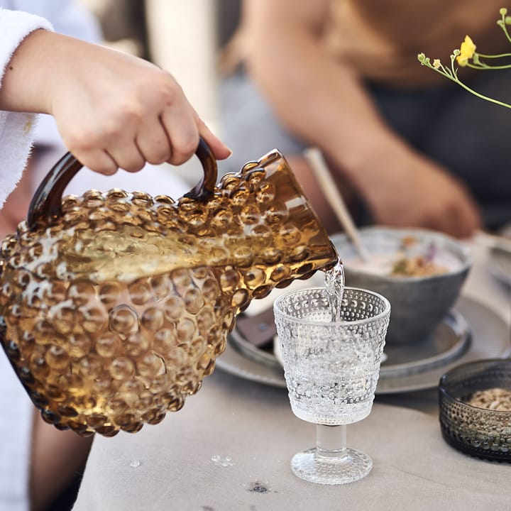 Kastehelmi Trinkglas mit Fuß 26 cl 2-pack, Klar Iittala