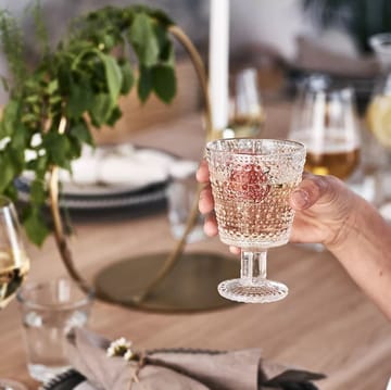 Kastehelmi Wasserglas auf Fuß 26cl 4er Pack - Klar - Iittala