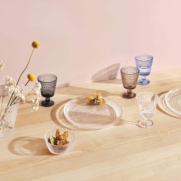 Kastehelmi Wasserglas auf Fuß 26cl 4er Pack, Klar Iittala