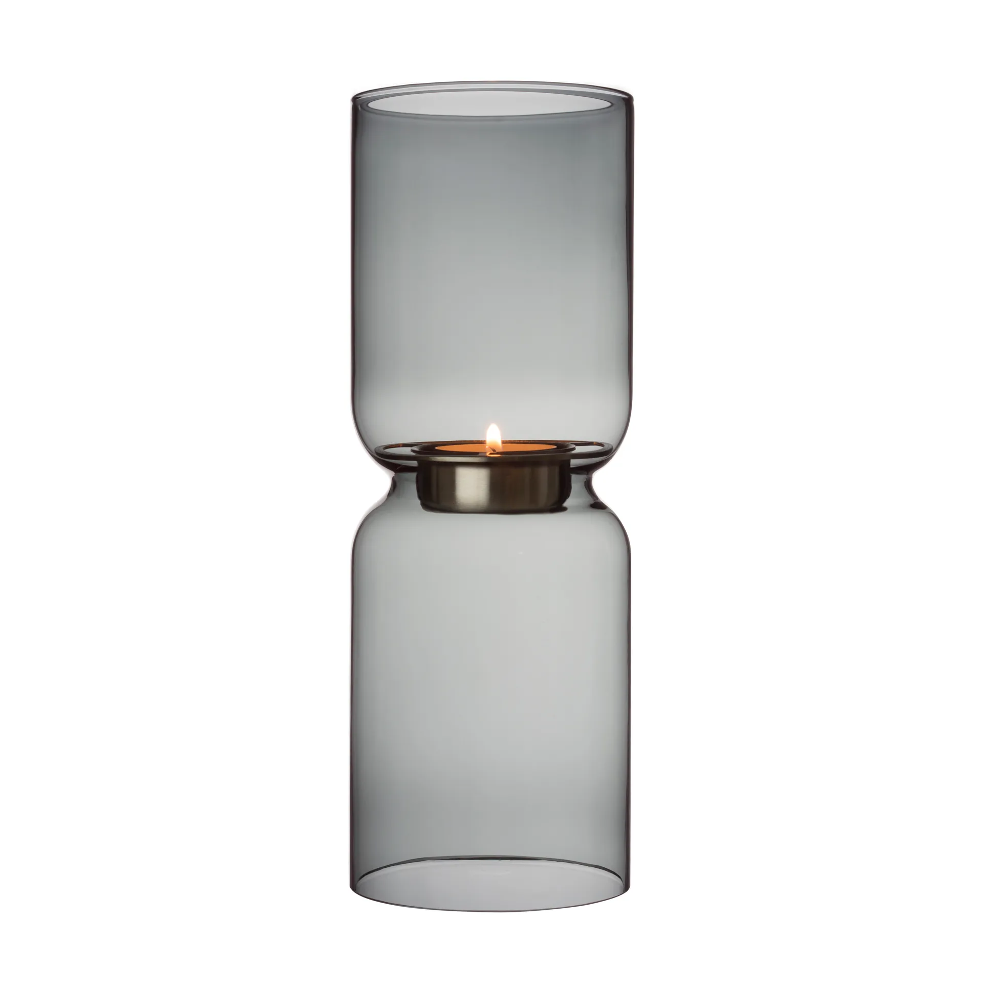 Lantern Windlicht 25cm, Dunkelgrau Iittala
