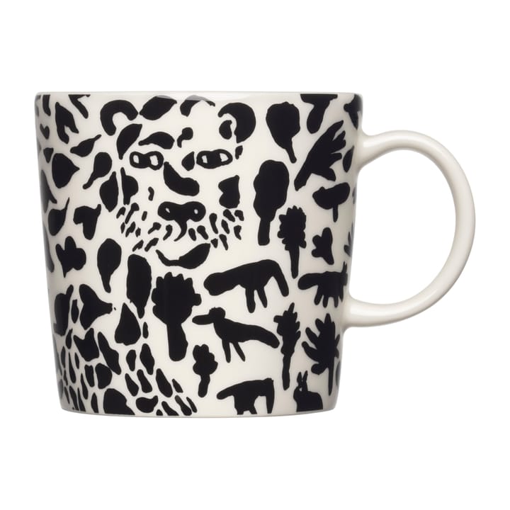 Oiva Toikka Cheetah Tasse 30cl, Schwarz-weiß Iittala