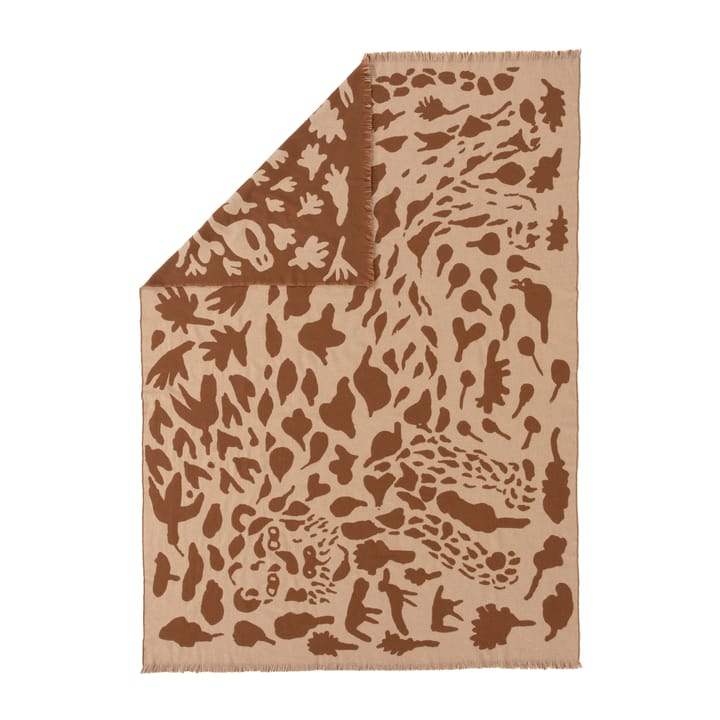 Oiva Toikka Cheetah Wolldecke 130 x 180cm, Braun Iittala