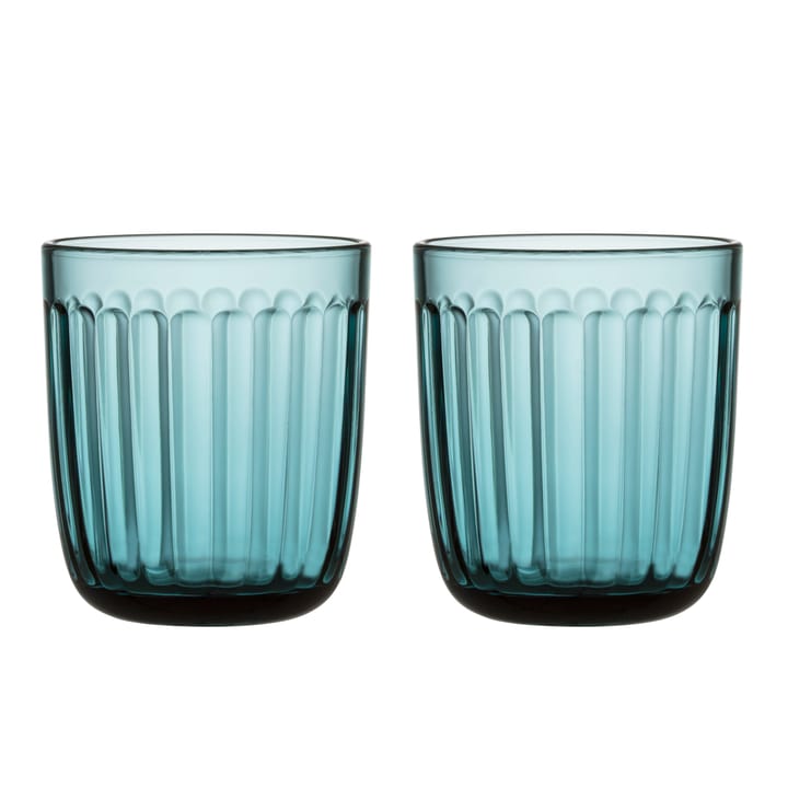 Raami Wasserglas 26 cl 2er-Pack - Meeresblau - Iittala