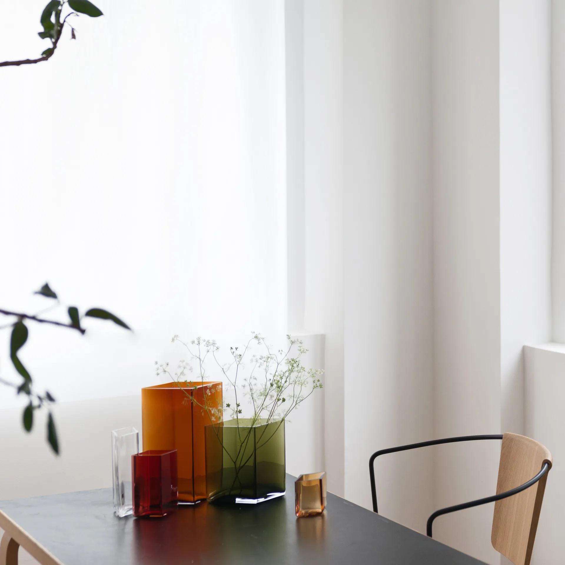 Ruutu Vase 20,5 x 27cm, Kupfer Iittala