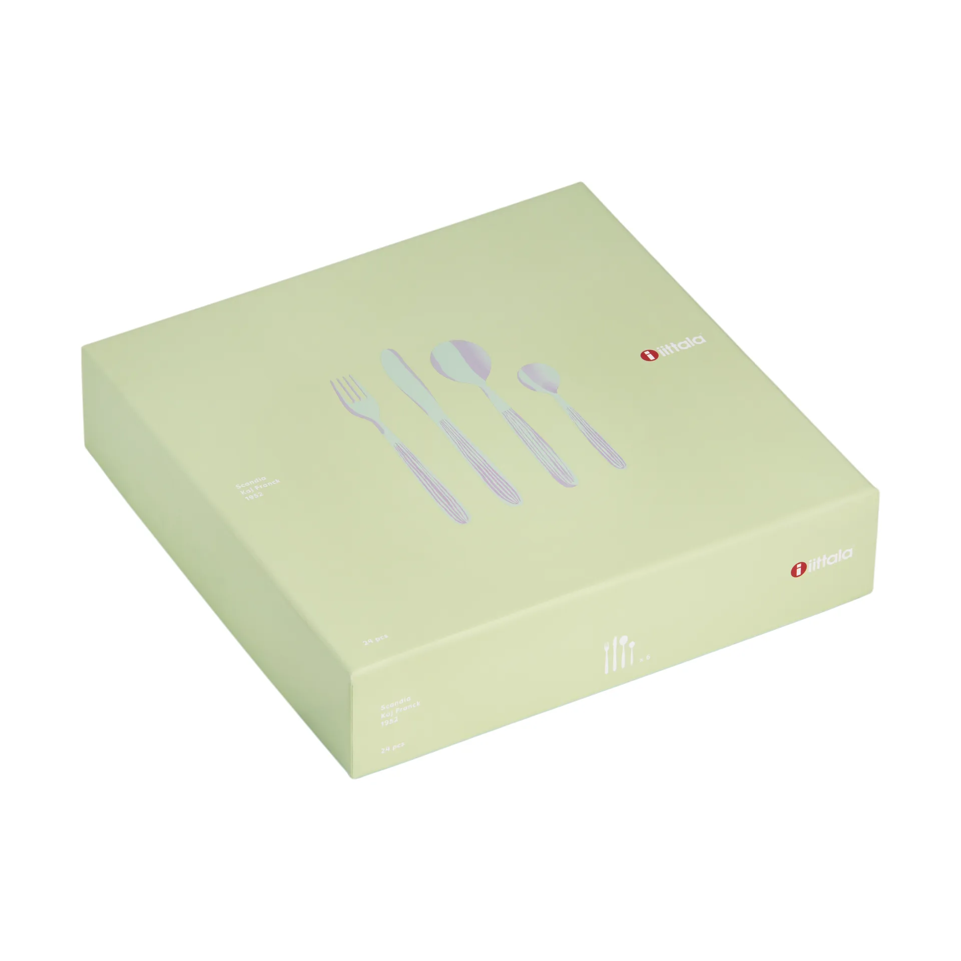 Scandia Besteckset Geschenkverpackung 24 Teile, Edelstahl Iittala