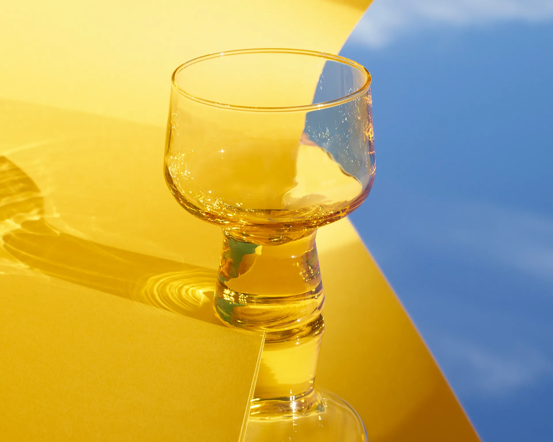 Solare Kelch  29 cl 2er-Pack, Feuergelb  Iittala