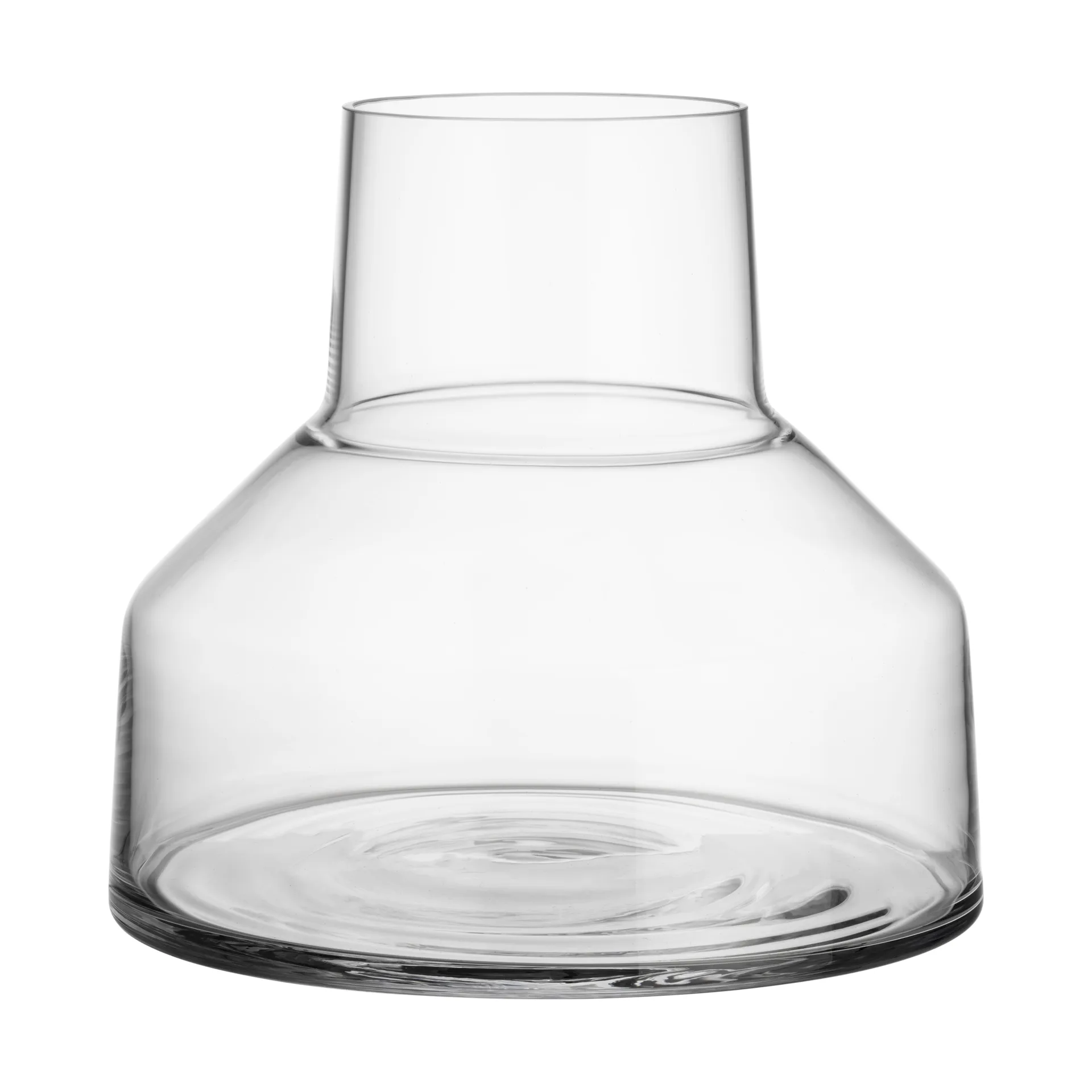 Solare Vase niedrig 20xØ22 cm, Klar Iittala