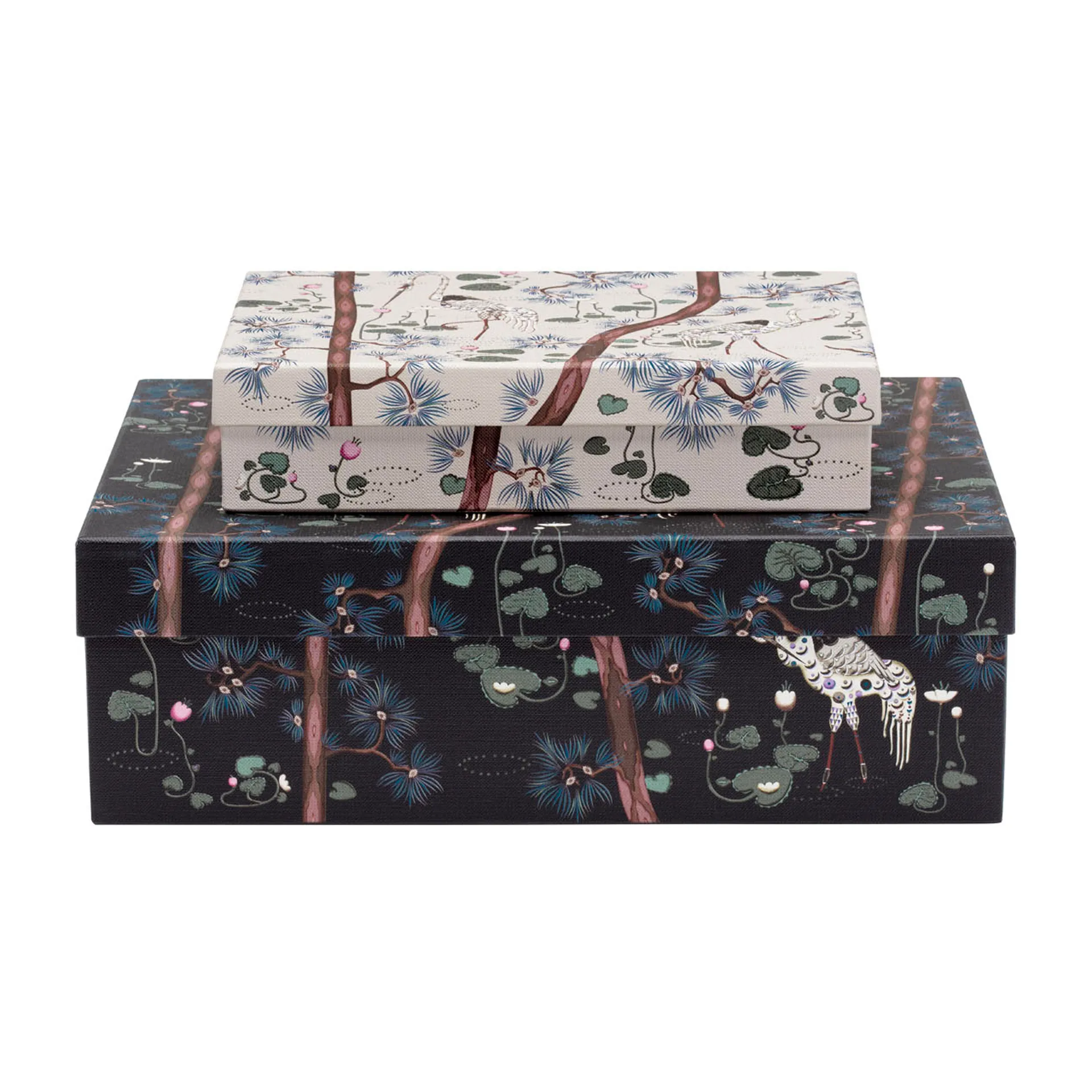 Taika Aufbewahrungsbox 15-jähriges Jubiläum 2 Teile, Schwarz-weiß Iittala