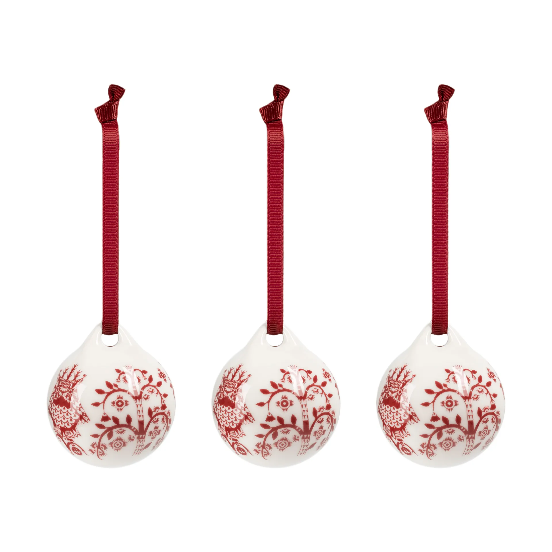 Taika Dekoration, Granatrot, 5 cm, 3er-Pack Iittala