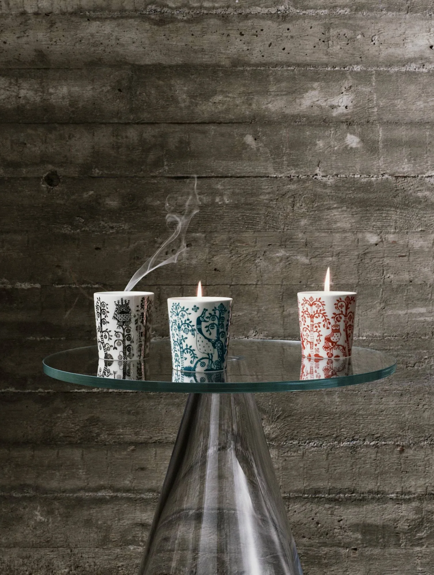 Taika Kerze, Spiegel, 9 cm Iittala