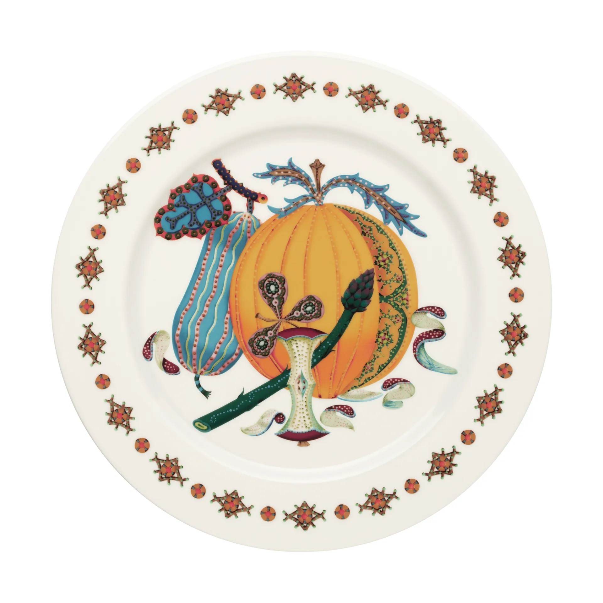 Taika Sato Teller Ø30 cm, Weiß-bunt Iittala