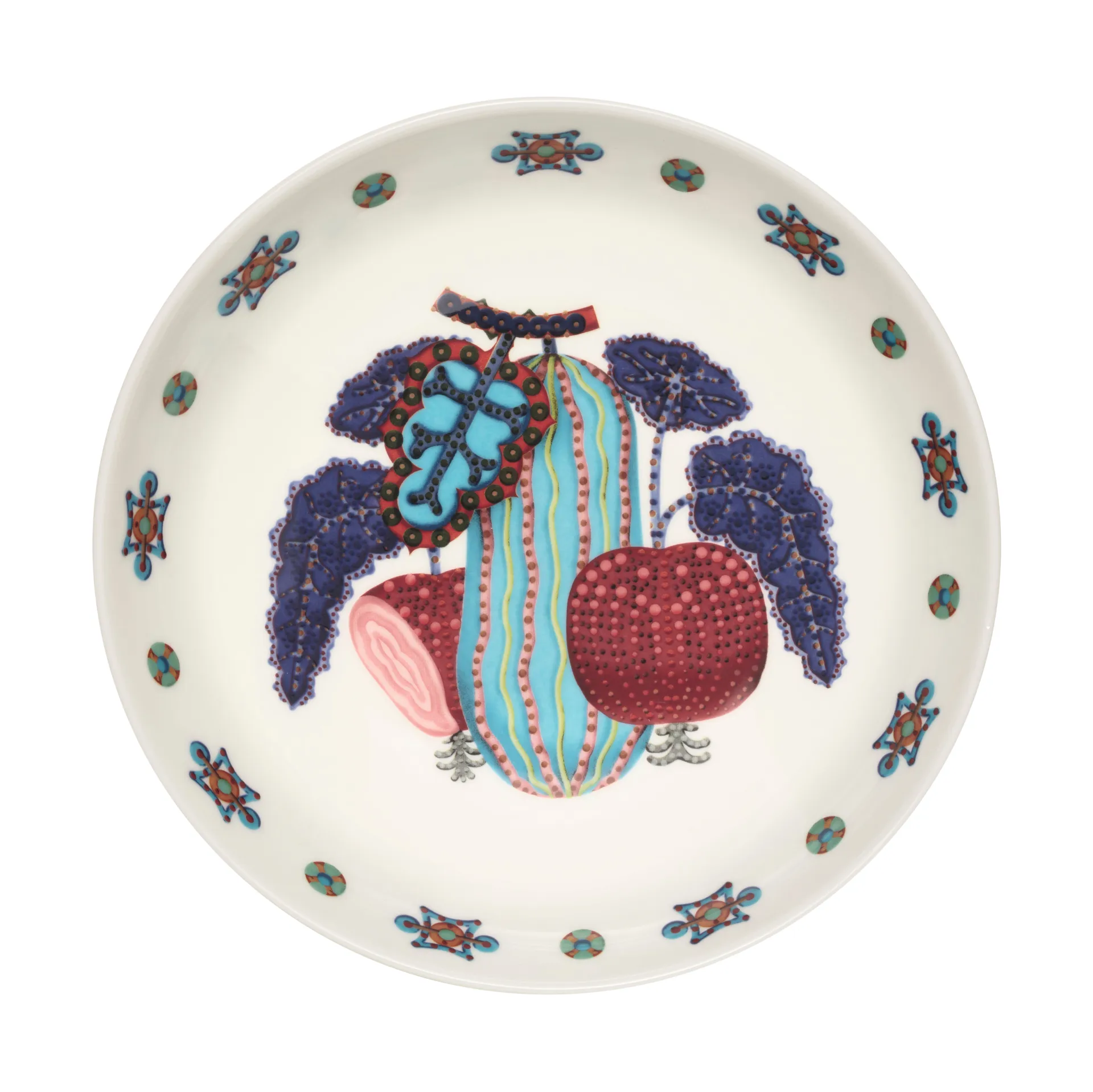 Taika Sato tiefer Teller Ø20 cm, Weiß-bunt Iittala
