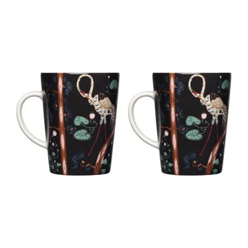 Taika Tasse 40cl 15-jähriges Jubiläum Geschenkset 2er Pack - Schwarz - Iittala