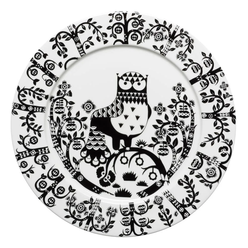 Taika Teller 30cm, Schwarz Iittala