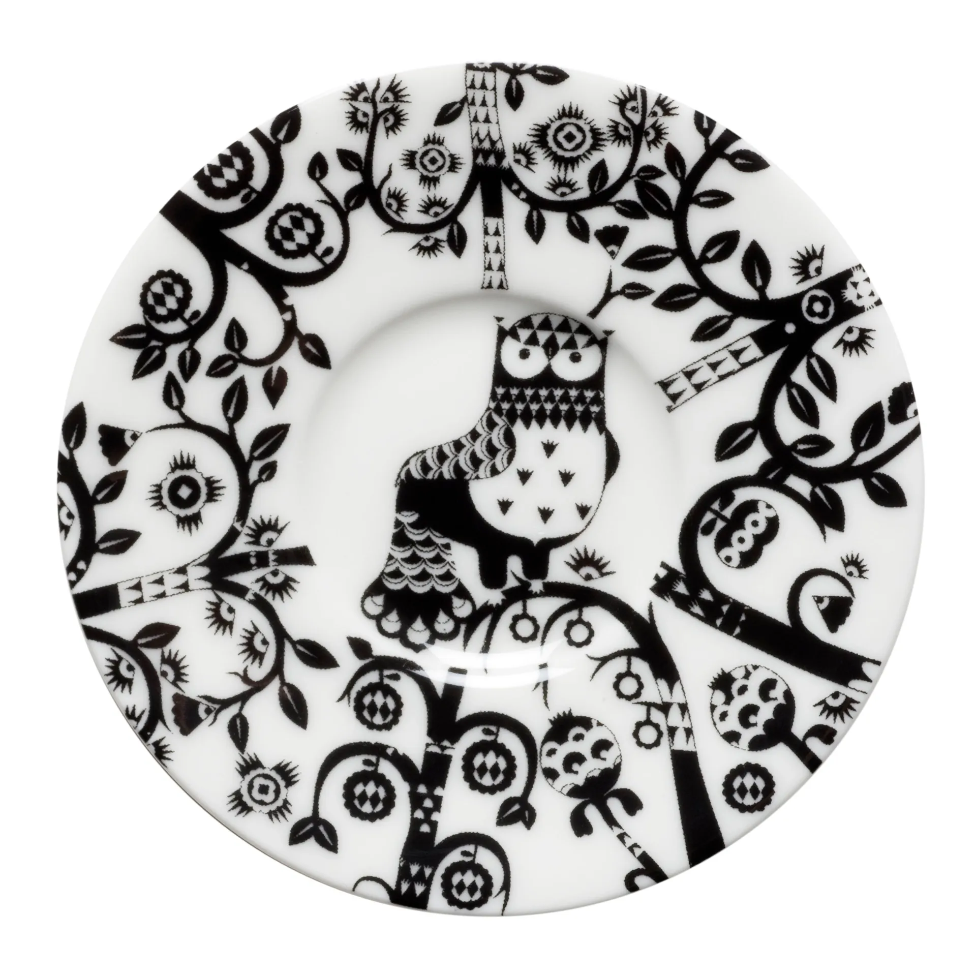 Taika Untertasse für Espressotasse, Schwarz Iittala
