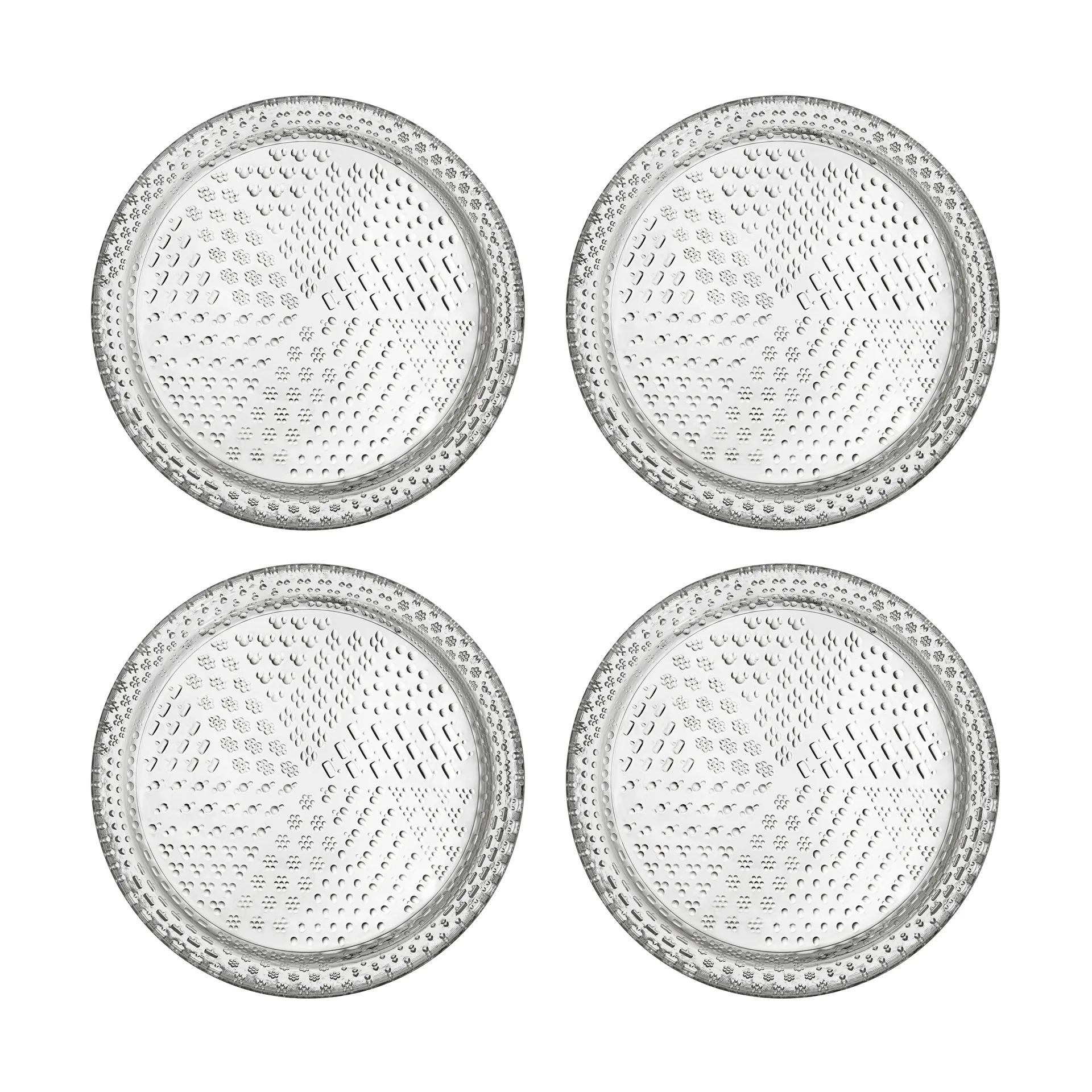 Tundra kleiner Teller Ø15cm 4er Pack, Klar Iittala