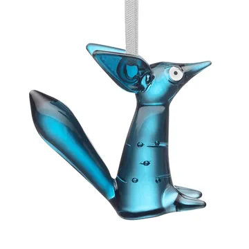 Vulpes Glasdekoration 8 cm - Stahlblau - Iittala