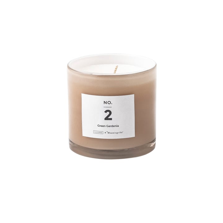 NO. 2 Green Gardenia Duftkerze - 200 g - Illume x Bloomingville