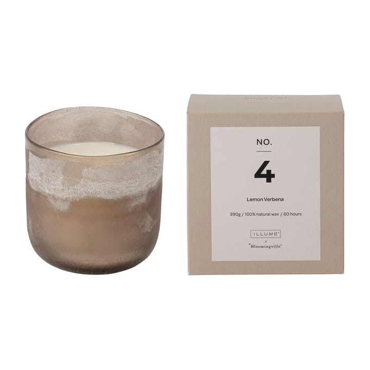 NO. 4 Lemon Verbena Duftkerze - 390 g + Giftbox - Illume x Bloomingville