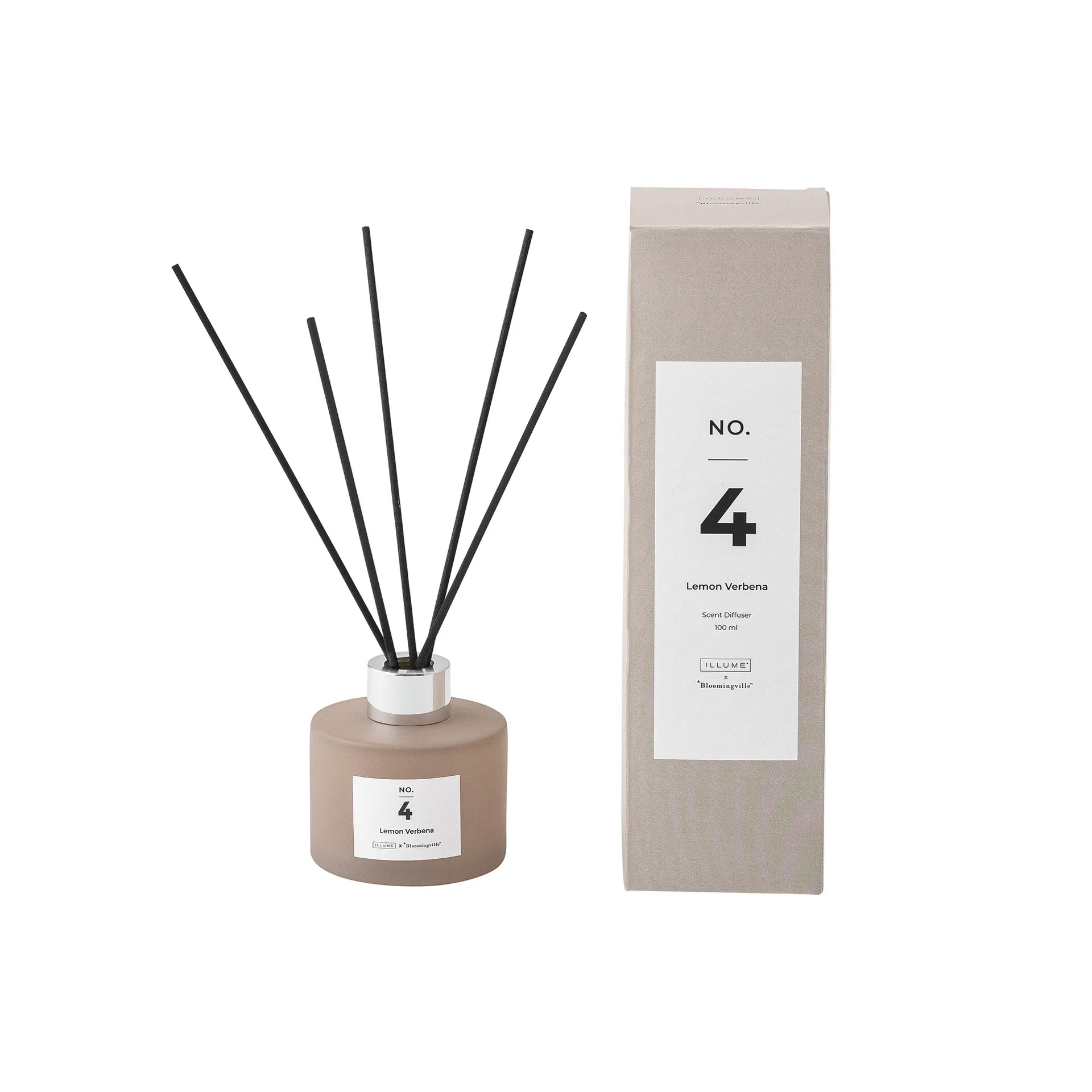 NO. 4 Lemon Verbena Duftstäbchen, 100 ml Illume x Bloomingville