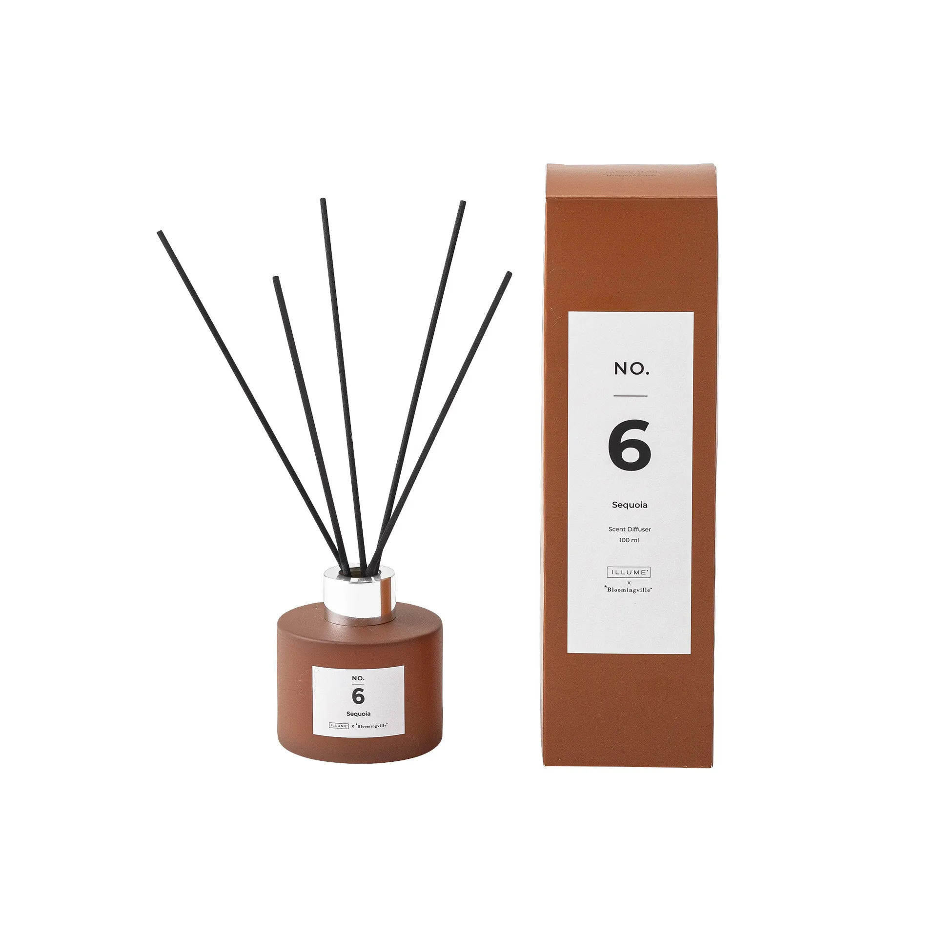 NO. 6 Sequoia Duftstäbchen, 100 ml Illume x Bloomingville