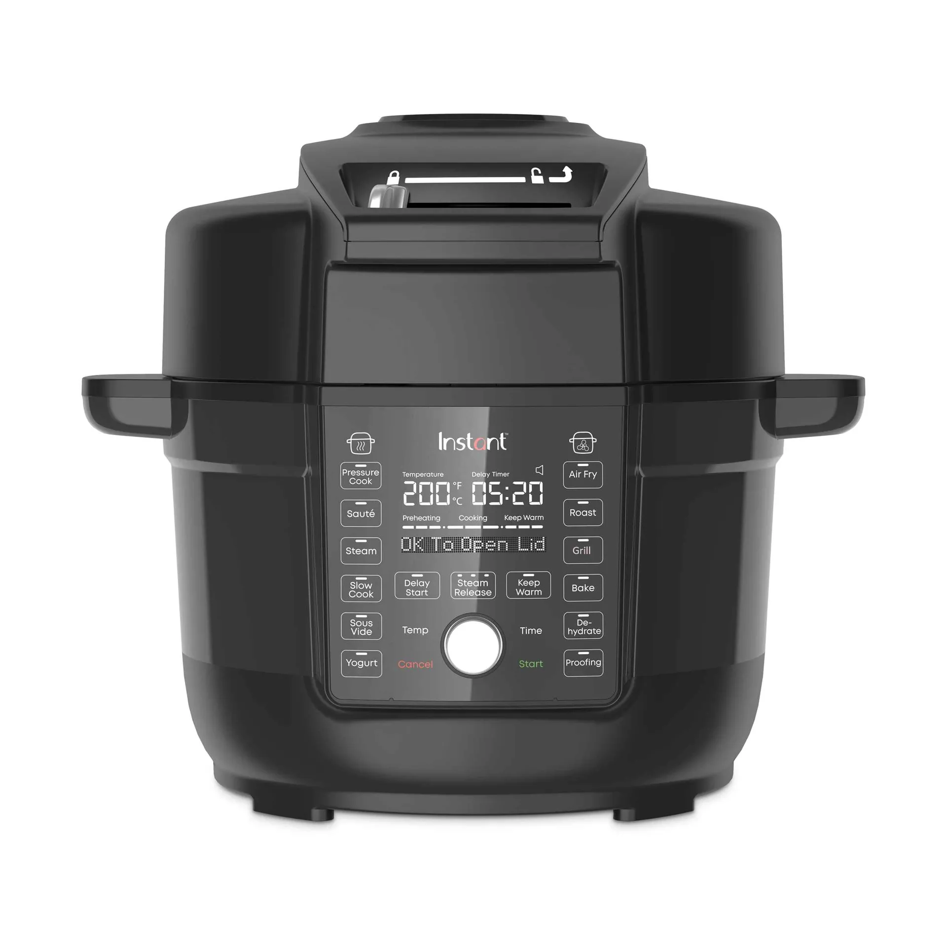 Instant Pot Duo Crisp Ultimate Airfryer-Deckel 6,2 L., Black Instant Pot