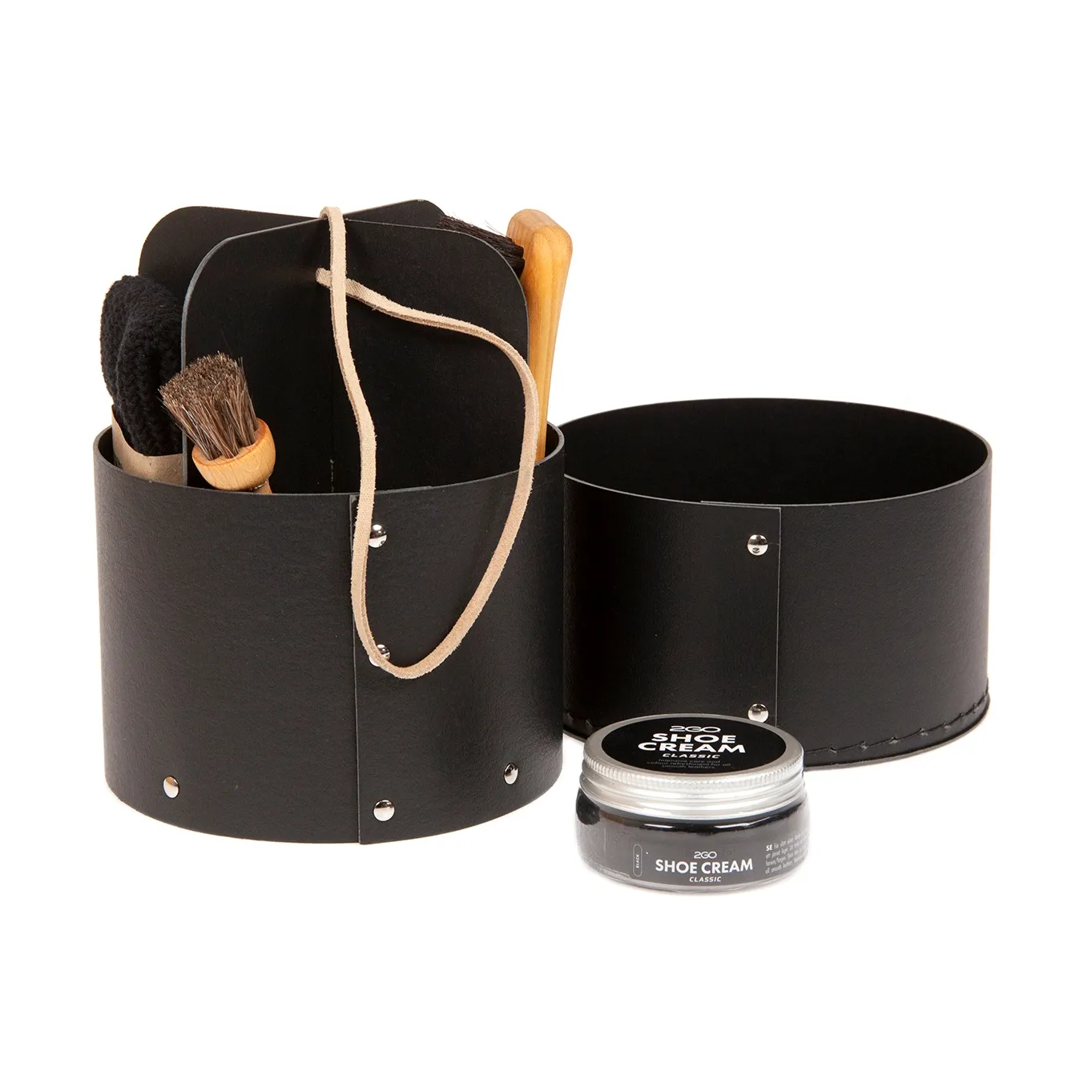 Iris Hantverk Schuhpflegekiste, Schwarz Iris Hantverk