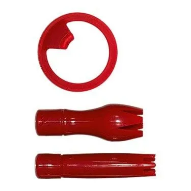 Zubehör/Ersatzteilset, 3-teilig - Rot - ISi