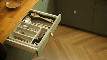 Drawerstore ausziehbare Besteckschublade 27,8 cm - Grau - Joseph Joseph