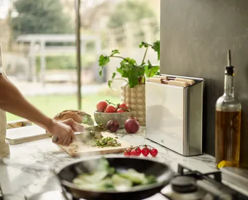 Folio Stahl Schneidebrett 3-teiliges Set - Bambus-Stahl - Joseph Joseph