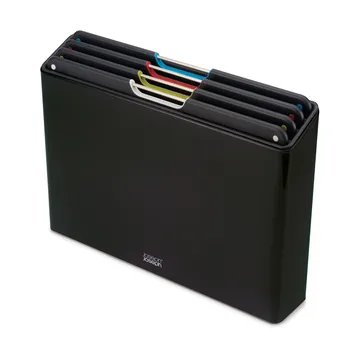 Folio Steel Schneidebrett 4-teilig - Schwarz - Joseph Joseph