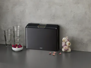 Folio Steel Schneidebrett 4-teilig - Schwarz - Joseph Joseph