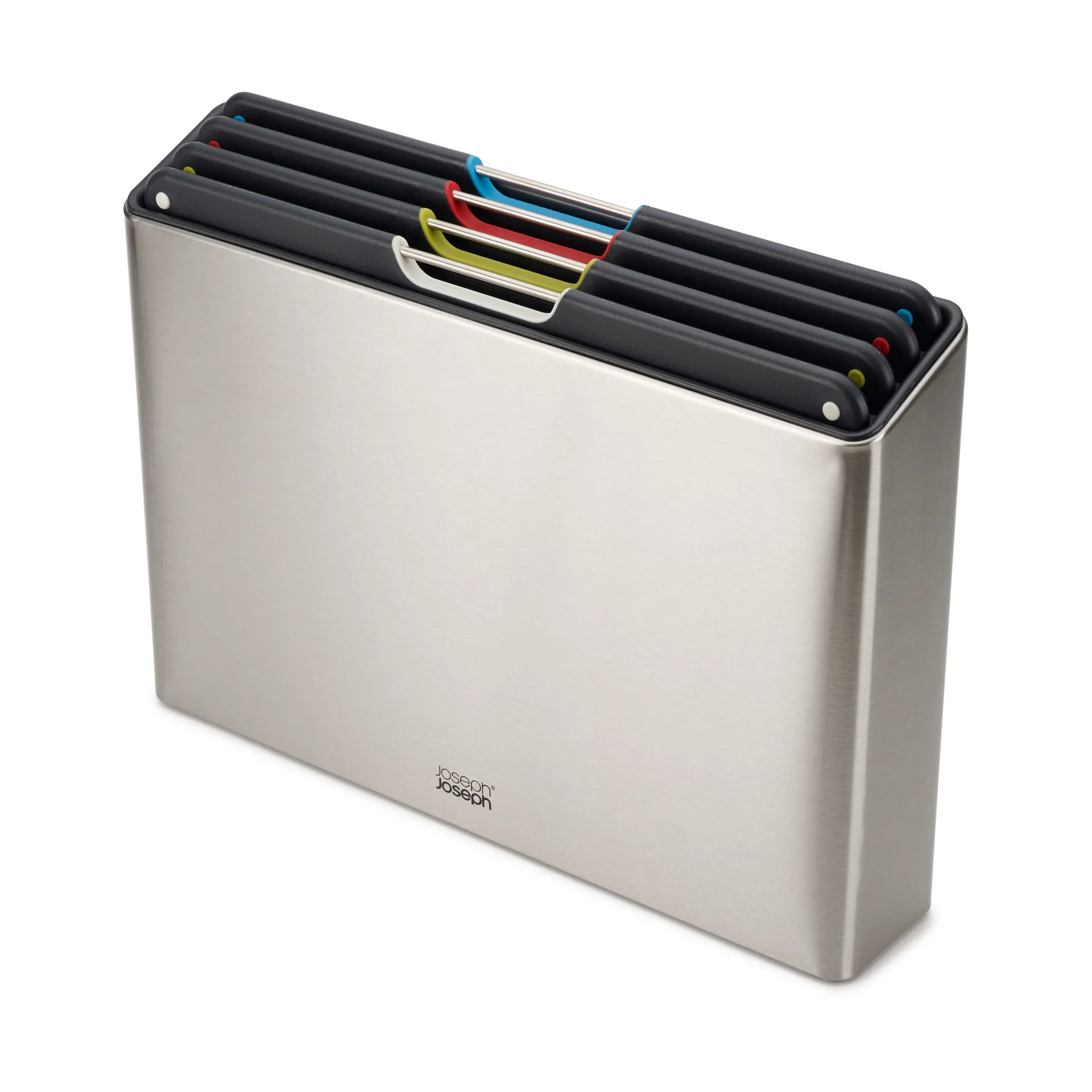 Folio Steel Schneidebrett 4-teilig, Stahl Joseph Joseph