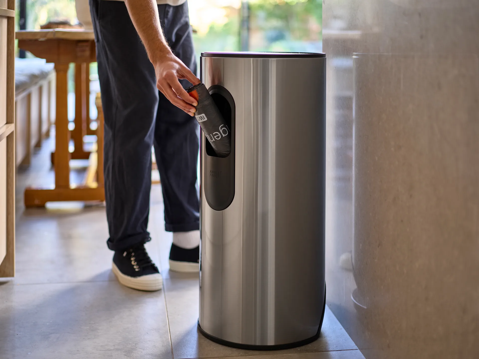 Joseph Joseph Arc Pedaleimer 30 L, Stainless steel Joseph Joseph