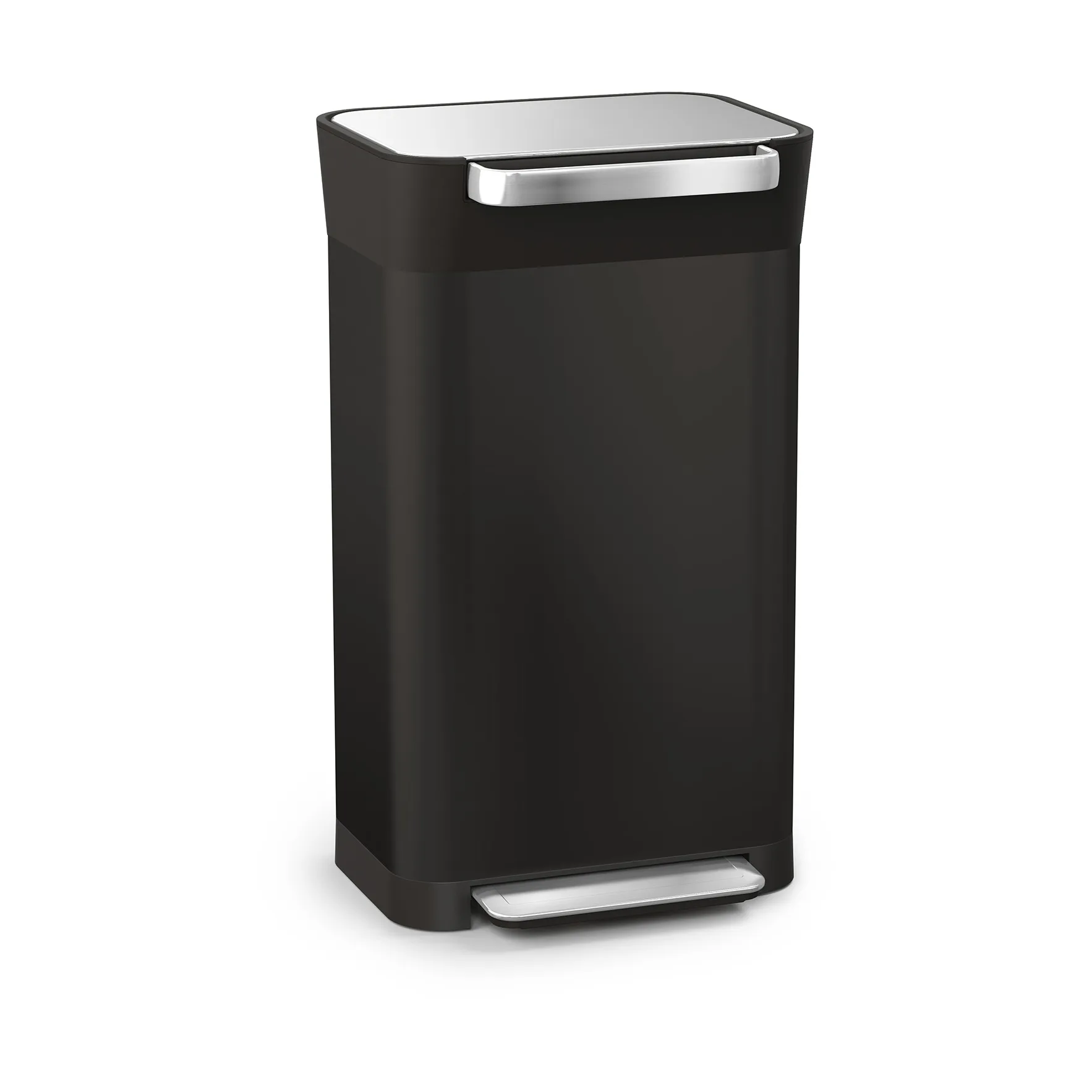 Joseph Joseph Titan Müllpresse Pedaleimer 30 L, Carbon black Joseph Joseph