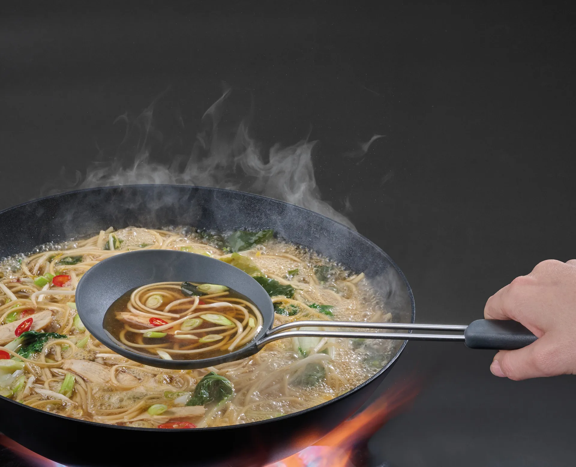 Nest Fusion Wok-Set 3 Teile, Schwarz Joseph Joseph