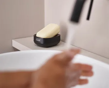 Schlanke kompakte Seifenschale 8,4 cm - Schwarz - Joseph Joseph